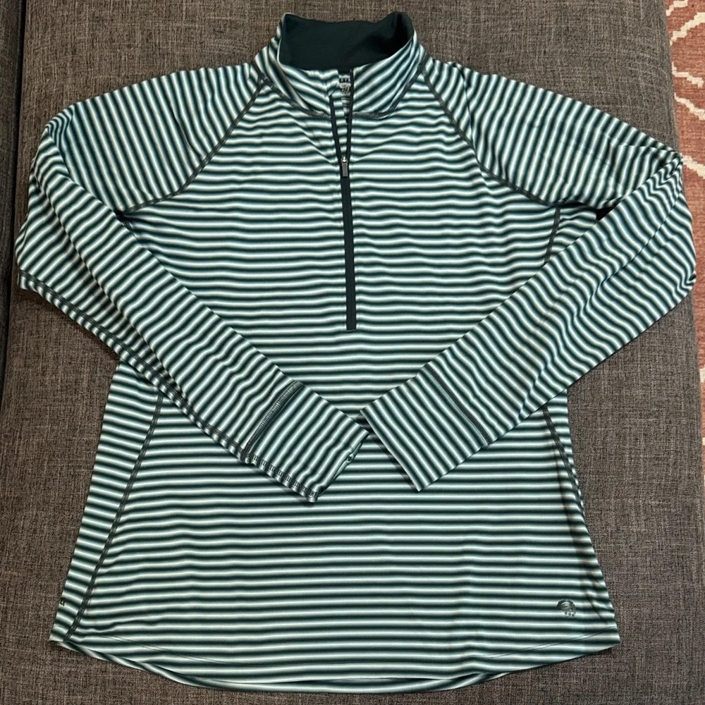 Mountain Hardwear Butterlicious Stripe ½ Zip Pullover – Women’s XL